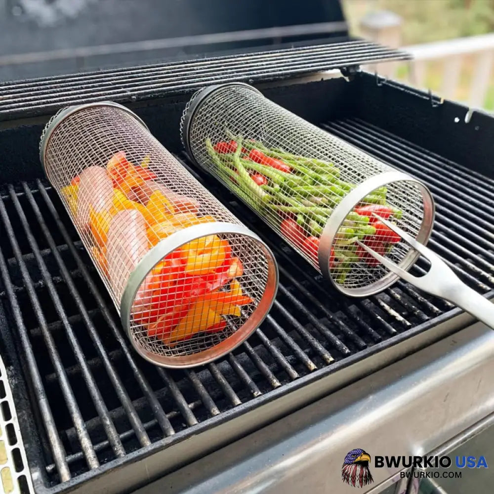 Rolling Grilling Basket