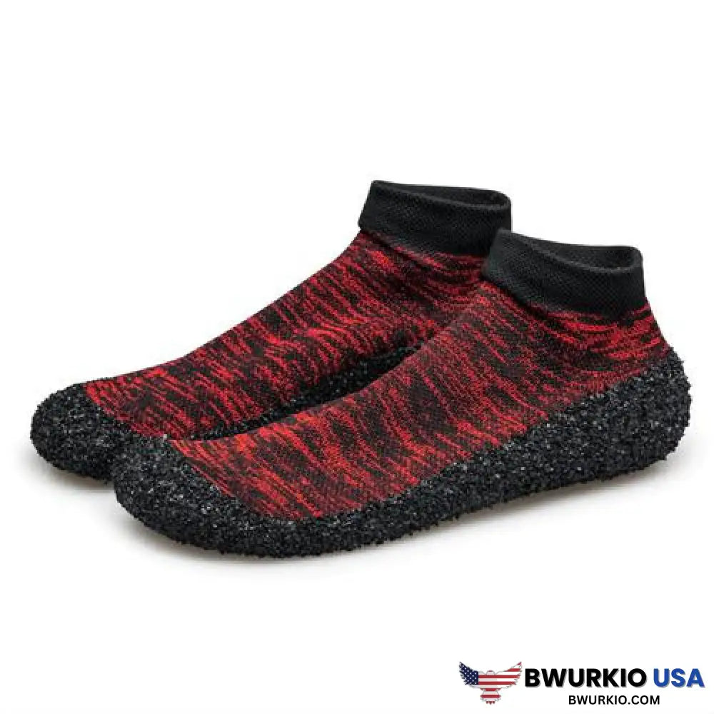 Slipsocks – Barefoot Sock Shoes (Free Bonus Gift) Red / 3.5