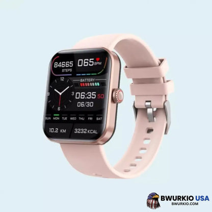 Blood Glucose Monitoring Smartwatch Rose