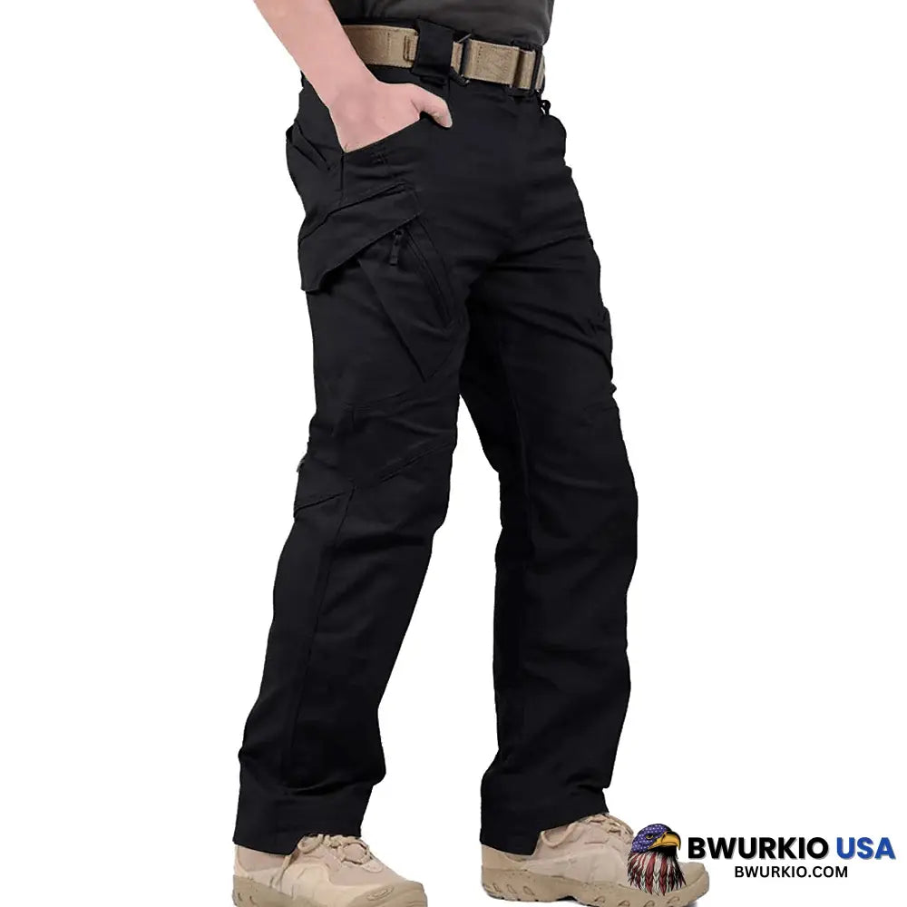 Tactical Waterproof Pants Black / S (30-32 Waist)