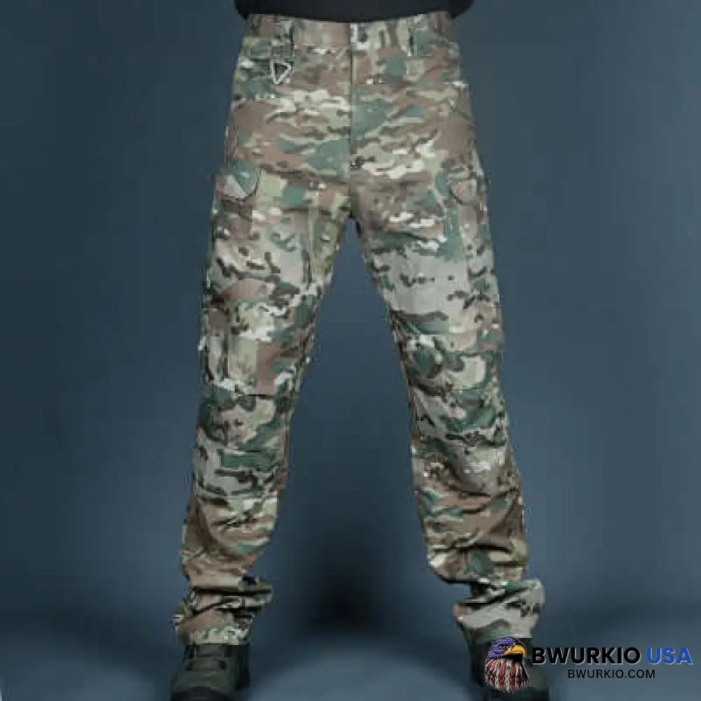 Tactical Waterproof Pants Camo / S (30-32 Waist)