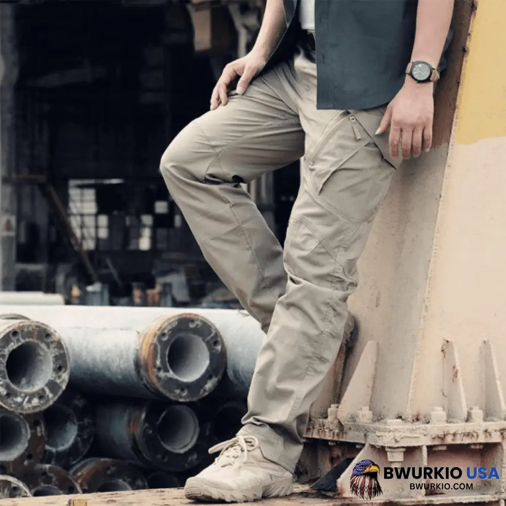 Tactical Waterproof Pants Khaki / S (30-32 Waist)