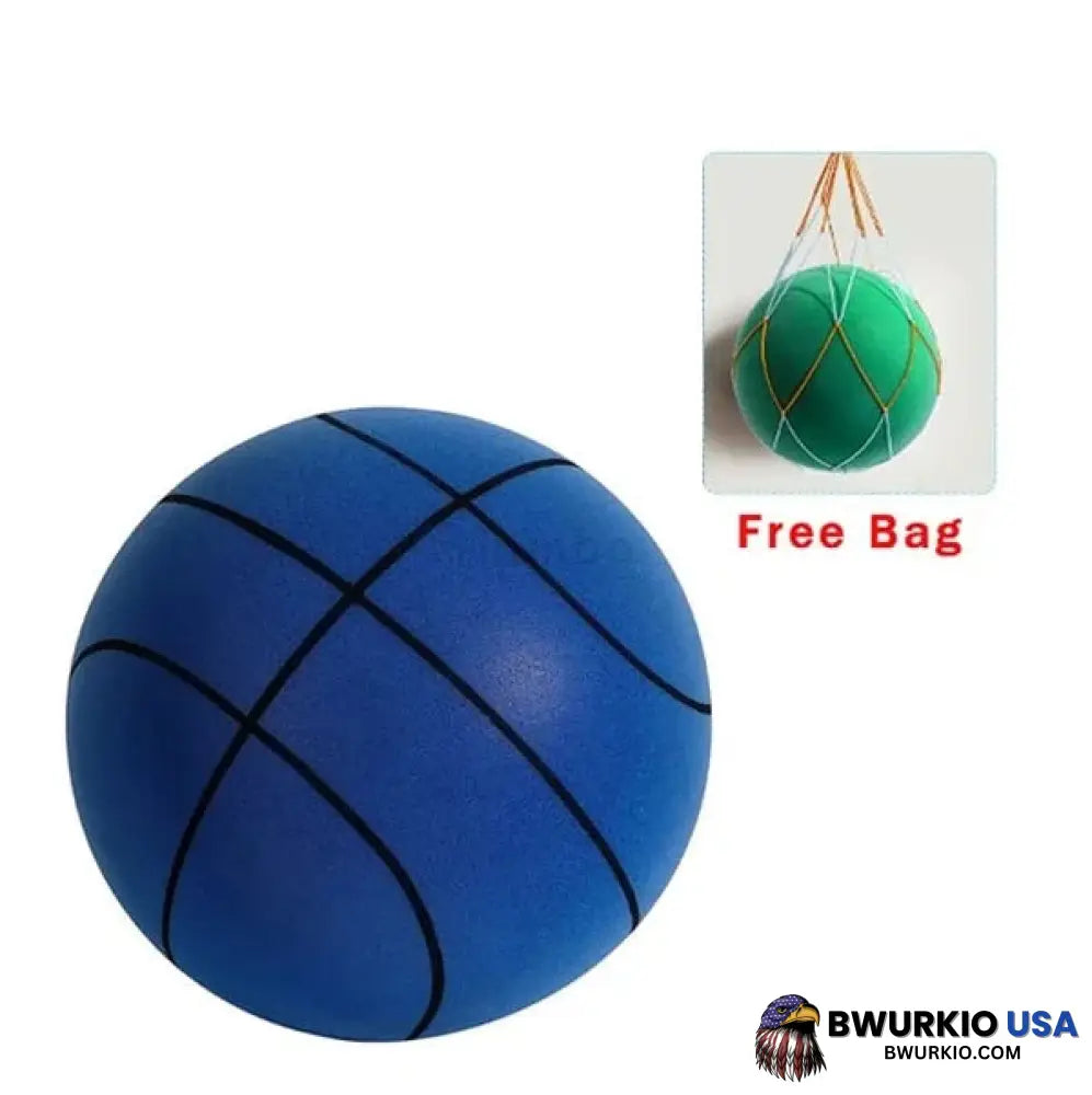 The Handleshh Silent Basketball Blue / 18Cm (For 3-6 Years Old) Mesh Bag