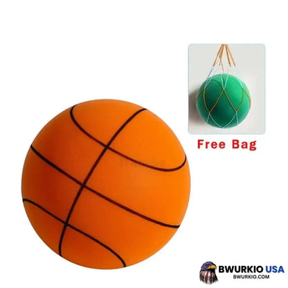 The Handleshh Silent Basketball Orange / 18Cm (For 3-6 Years Old) Mesh Bag