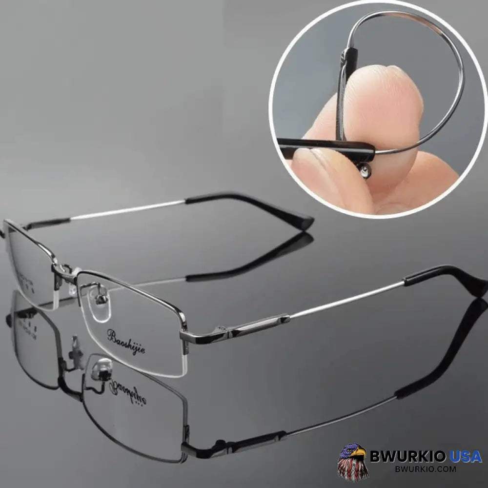 Titanium Progressive Far And Near Dual-Use Reading Glasses