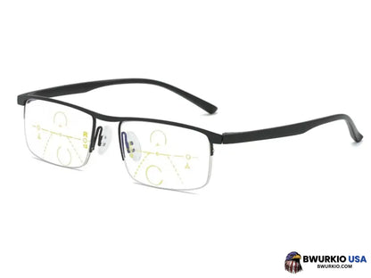 Titanium Progressive Far And Near Dual-Use Reading Glasses