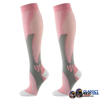 Vero Medic Compression Socks Us 1 Pink Pair / S/M