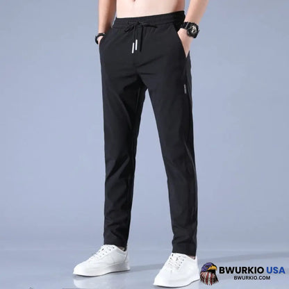 Whatyam Stretch Pants Mens Fast Dry