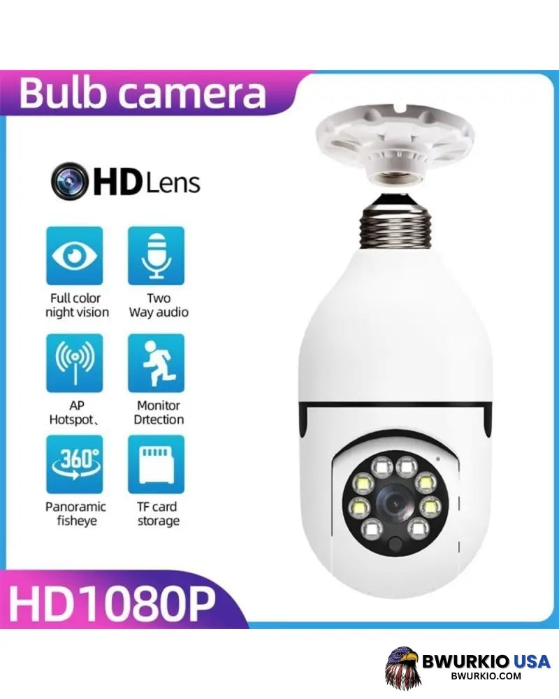 Wireless Wifi Light Bulb Camera