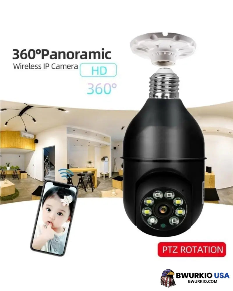 Wireless Wifi Light Bulb Camera