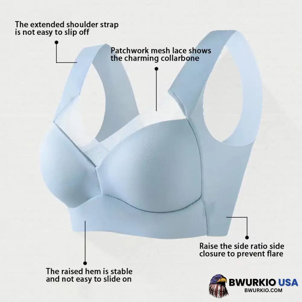 Wmbra Posture Correction Summer Wireless Push-Up Comfort Bra -2.0