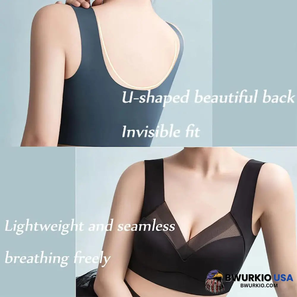 Wmbra Posture Correction Summer Wireless Push-Up Comfort Bra -2.0